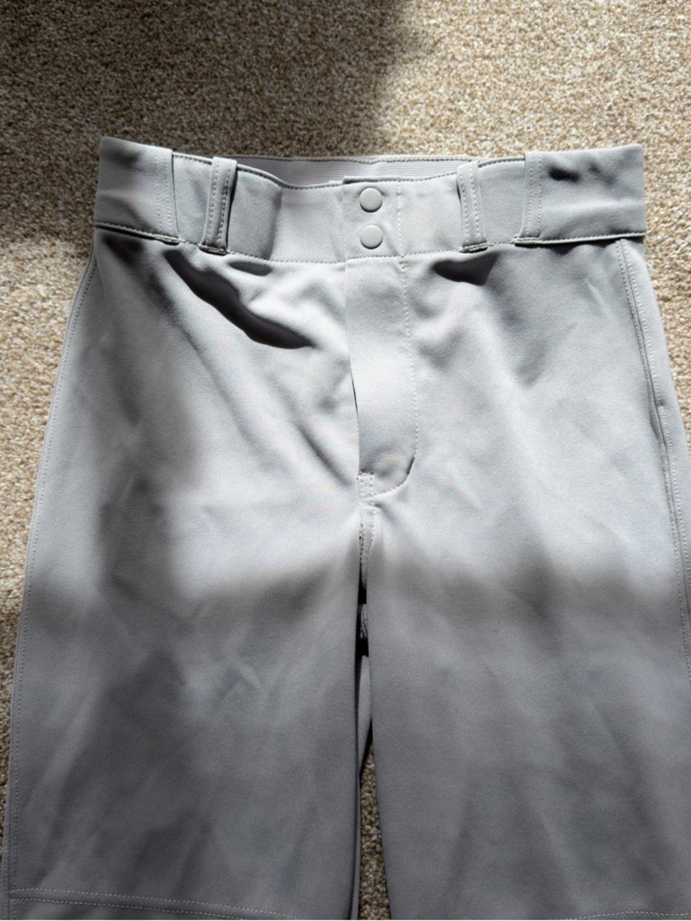 Champro Youth XL Gray Baseball Pants Jogger Cuff Athletic Sports Uniform - Picture 3 of 9